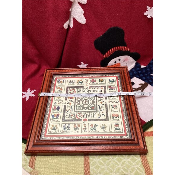 Shakespearean Garden Picture Signed & Framed Print Artist Robert Miller - '93 - Picture 14 of 16